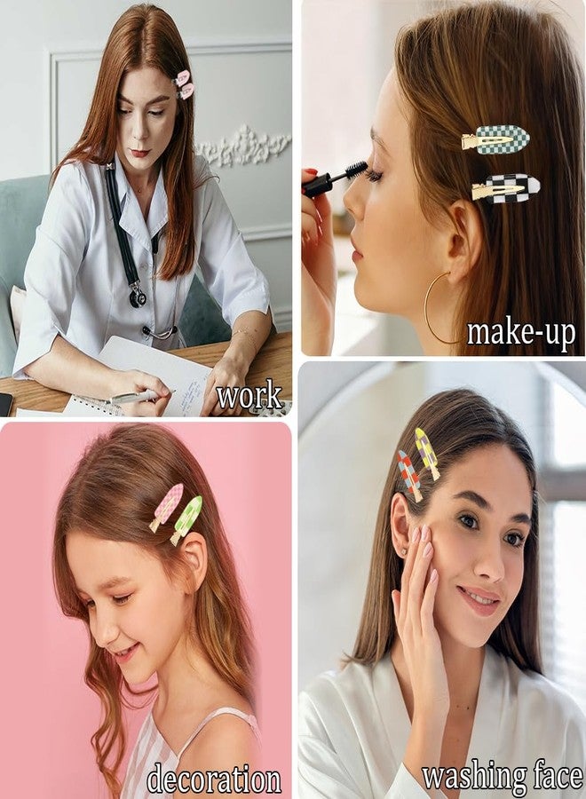 Exacoo 12pcs No bend hair clips, No dent Creaseless hair clips for Styling, Bangs, Makeup Application,No Crease Hair Barrette for Women Girls - Image 5